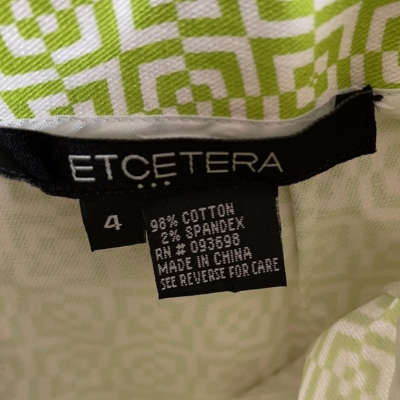 Etcetera Trendy Green Fun Skirt - Picture 4 of 4